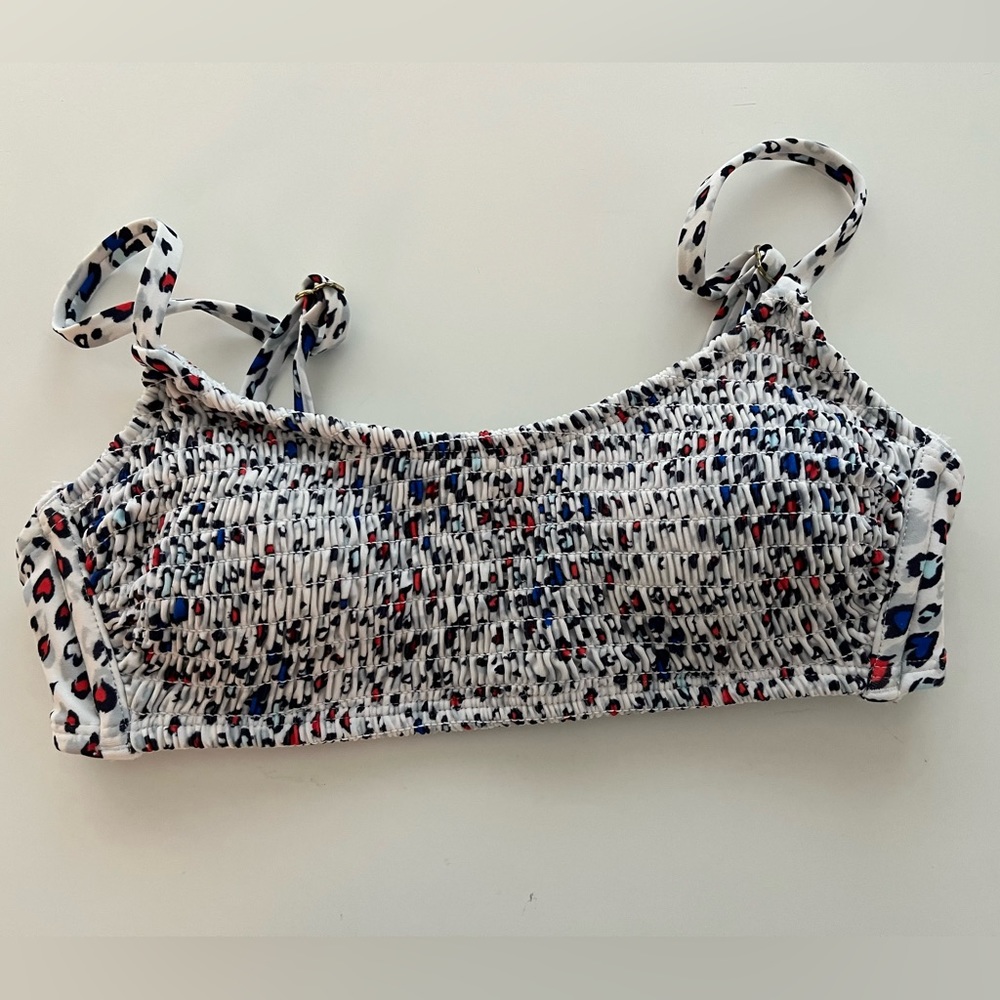 Xhilaration Bikini Top XS NWOT Multi Color Leopard Print